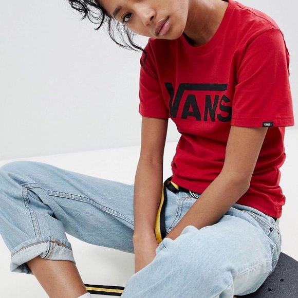 Vans Tops - Vans red t shirt 👚